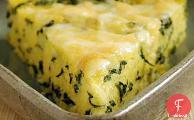 Polenta mit Fontina und Spinat