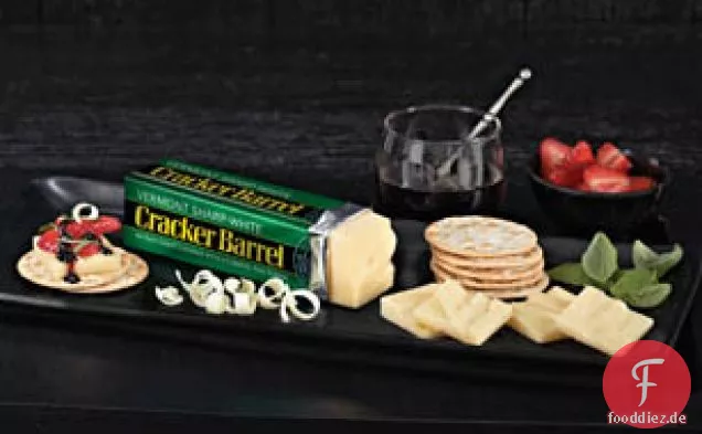 CRACKER BARREL Vermont Weiß Cheddar Paarung Tablett