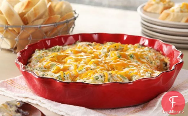 Heißer Brokkoli-Käse-Dip