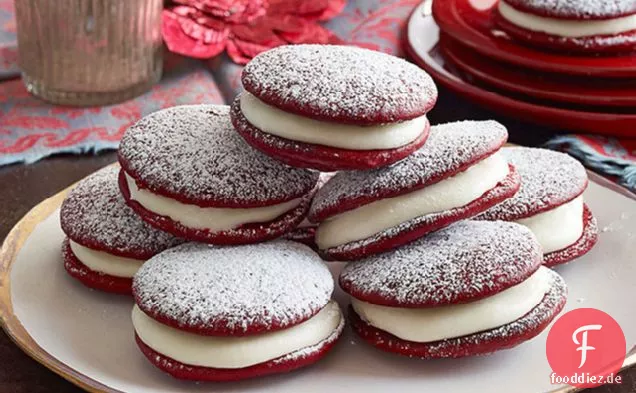 Roter Samt Whoopie Pies