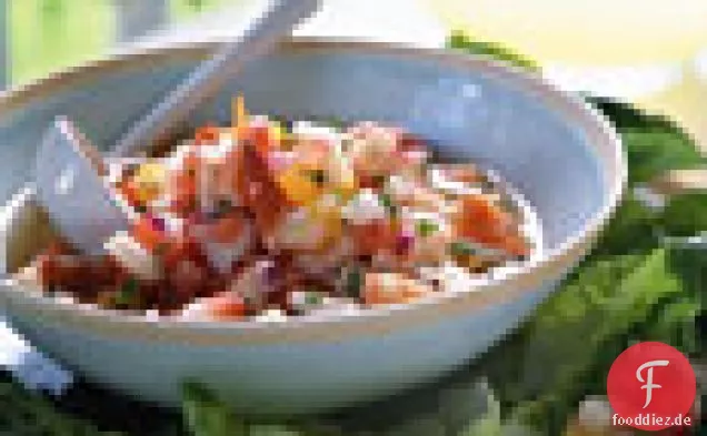 Schalentiere Wassermelone Ceviche