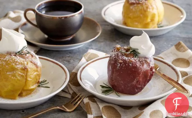 Gegrillter Apfel Überraschung