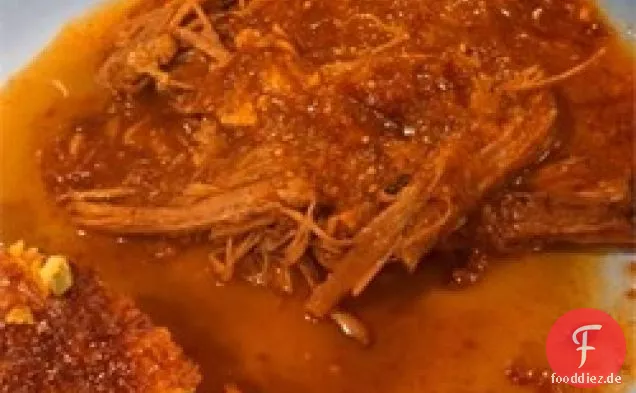 Rinderbruststück mit Chipotle Tomatillo Sauce