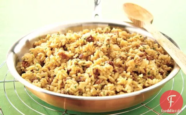 Geröstete Pekannuss-Risotto
