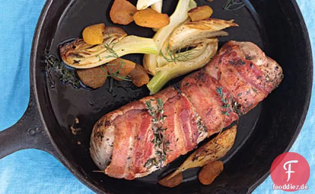 Mit Speck umwickeltes Schweinefilet