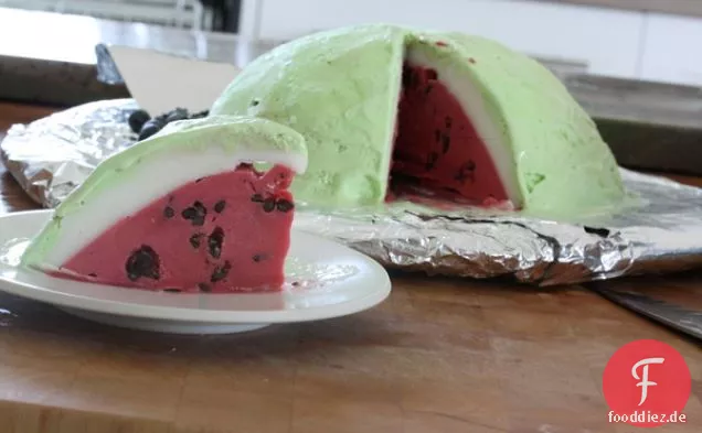 Wassermelone Eis Kuchen
