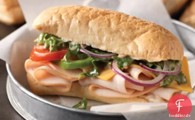 Cremiges italienisches Sub-Sandwich