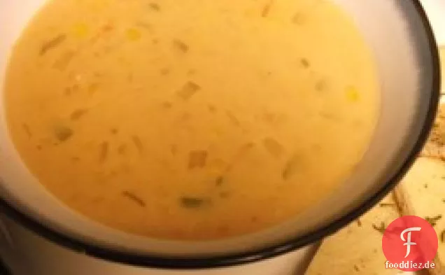 Einfache Vegetarische Mais-Chowder
