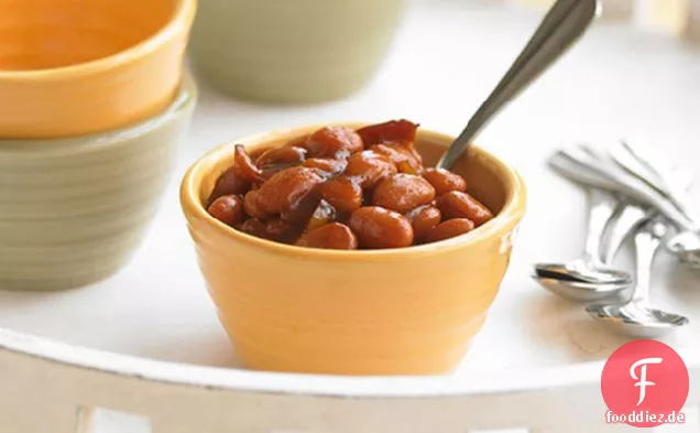 Slow-Cooker Hausgemachte Gebackene Bohnen