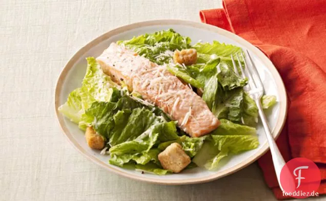 Lachs-Caesar-Salat