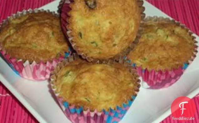 Zucchini-Rosinen-Muffins