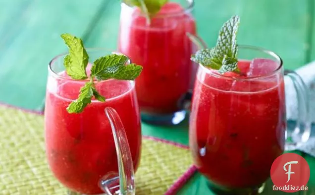 Wassermelone und Minze