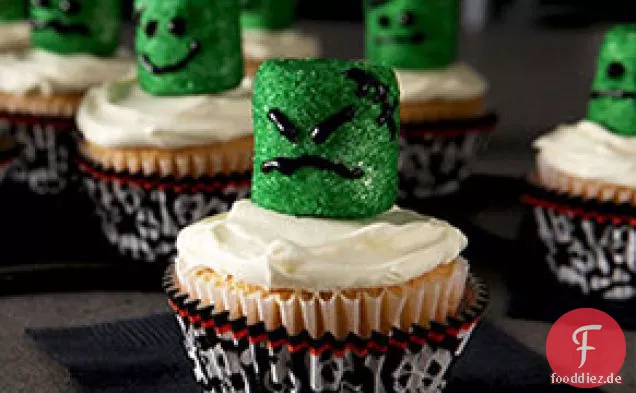 Schleimige Monster Cupcakes