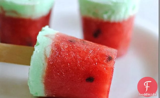 Wassermelone Eis Pops
