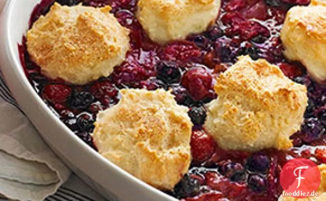 Triple Berry Cobbler