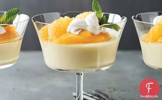 Saftige Orangen-Panna Cotta