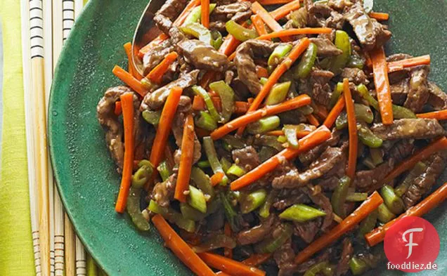Szechuan Rindfleisch Rühren-Braten
