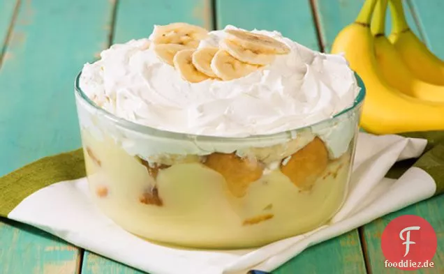Schneller hausgemachter Bananenpudding