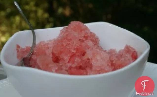 Wassermelone-Limette Granita