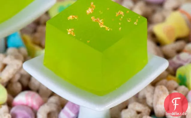 Birne Melone Martini Jelly Shot (aka Lucky-tini)