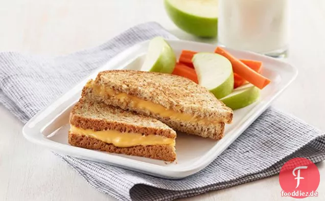 Amerikas Lieblings gegrilltes Käse-Sandwich-Mittagessen