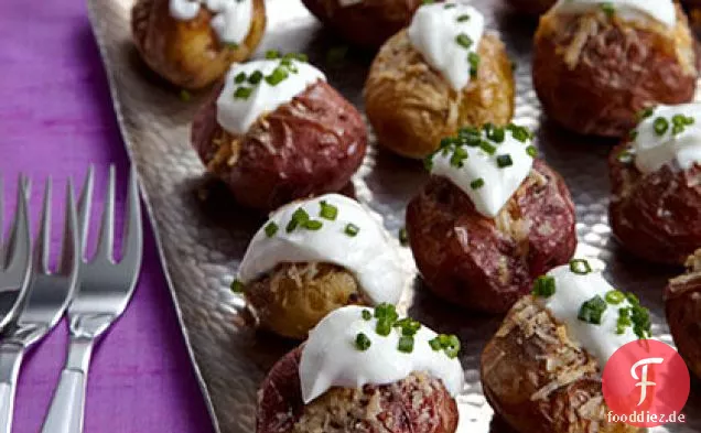 Mini-Zweimal Gebackene Kartoffeln