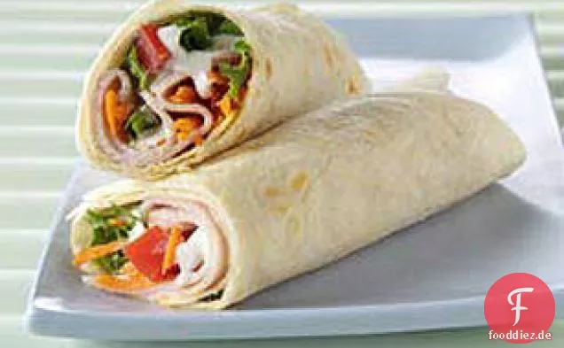 Türkei-Salat-Wrap