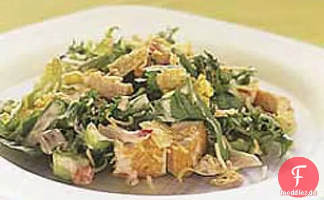 Taco-Salat nehmen & schütteln