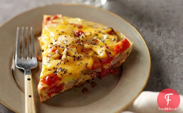 Cheesy Kartoffel & Ei Pfanne
