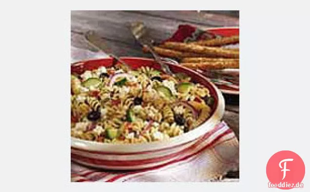Griechischer Nudelsalat