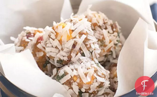 No-Bake-Frucht-Kugeln