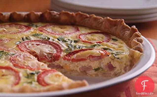 Kanadischer Speck-Quiche