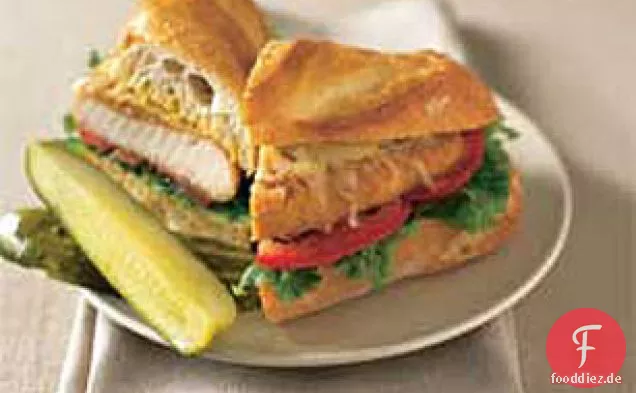 Knuspriges Hühnchen-Sandwich