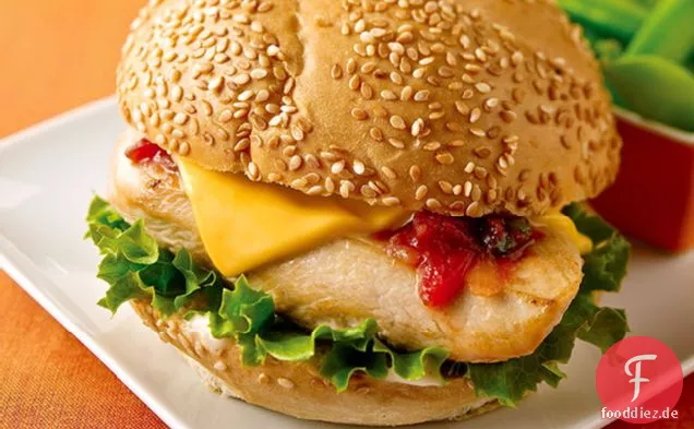 Cheesy Southwest Chicken Sandwiches