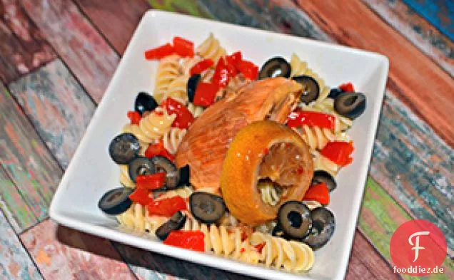 Slow-Cooker italienisches Huhn und Nudeln