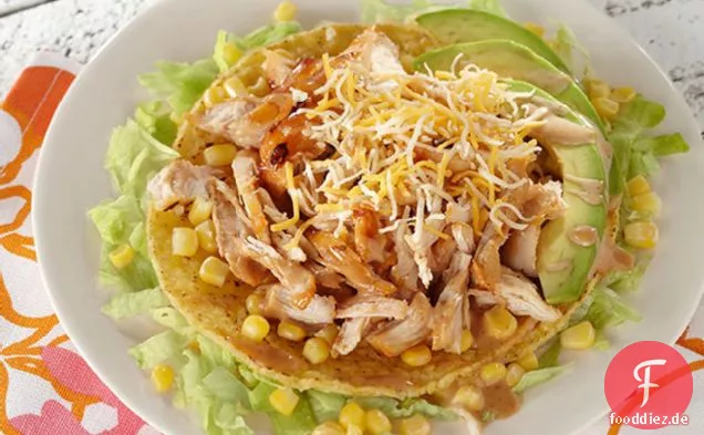 Gegrilltes Hähnchen Taco Salat