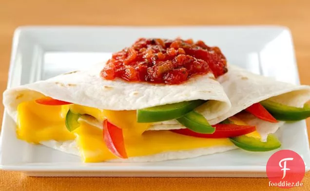 Käsiges Gemüse-Quesadillas