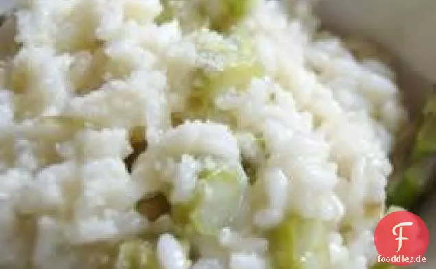 Zitroniges Risotto mit Spargel