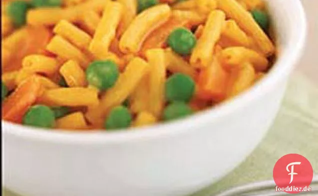 Cheesy Makkaroni und Gemüse