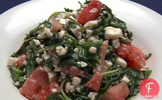 Wassermelone Salat