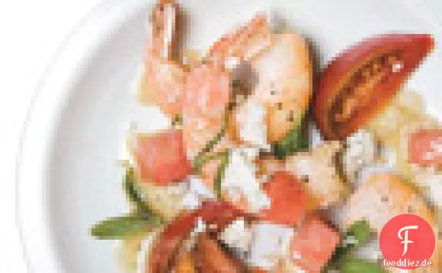 Gekühlter Garnelensalat