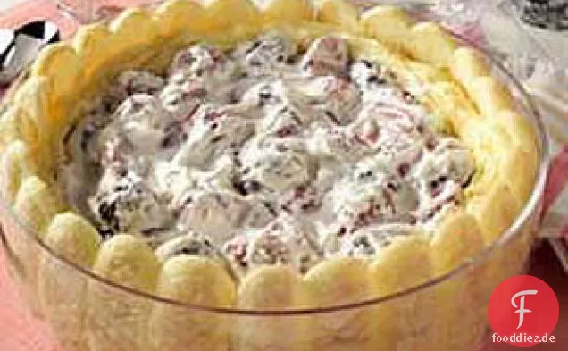 Fettarmes Triple Berry Pudding Dessert