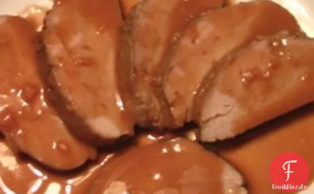 Senf Granatapfel Schweinefilet