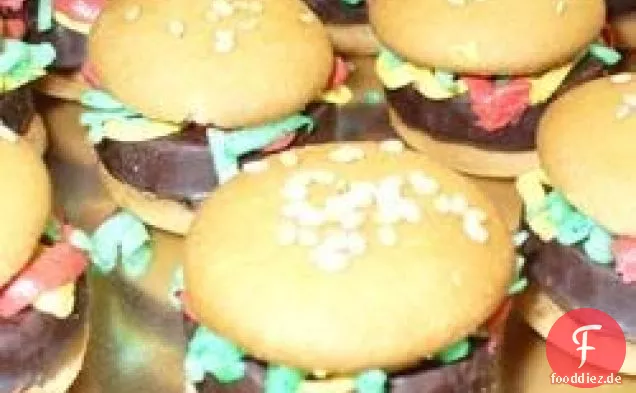 Kein Backen-Deluxe-Hamburger-Cookies