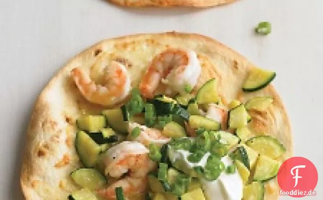 Garnelen Und Zucchini Tostadas
