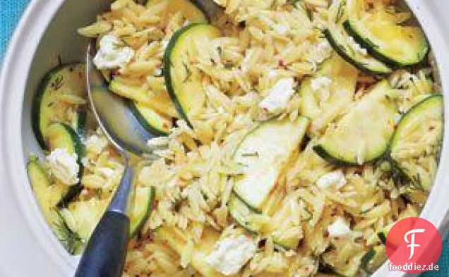 Orzo-Salat Mit Zucchini Und Feta Rezept