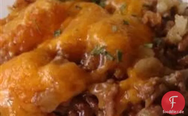Cheeseburger-Pommes-Auflauf