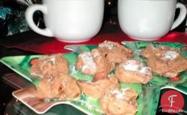 Kaffee Shortbread Cookies
