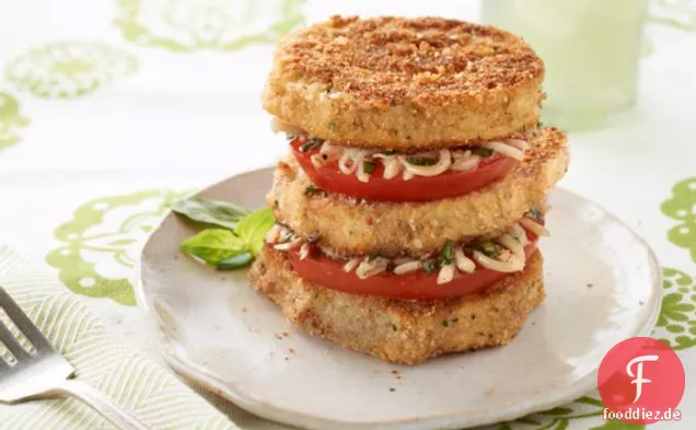 Auberginen & Tomaten Napoleons