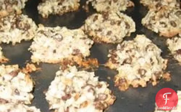 Mandel Schokolade Kokosnuss Cookies I
